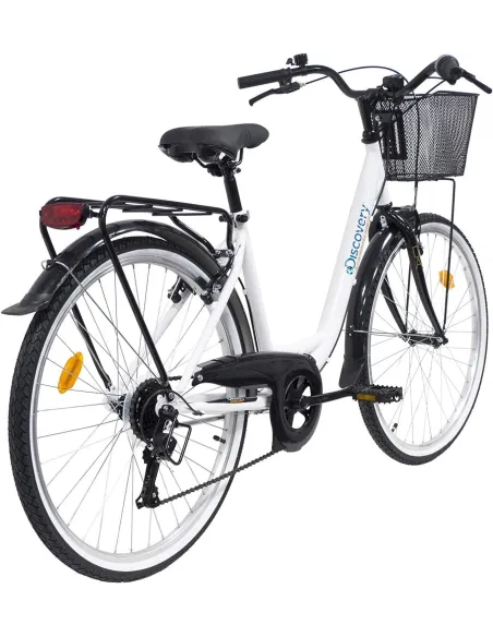 Rower Miejski Damski 26 Stal Koszyk Światła Holenderka Akcesoria Damka