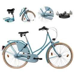 Rower Miejski Damski 28 Nexus 3 Holenderka Bagażnik Światła Stopka Vintage