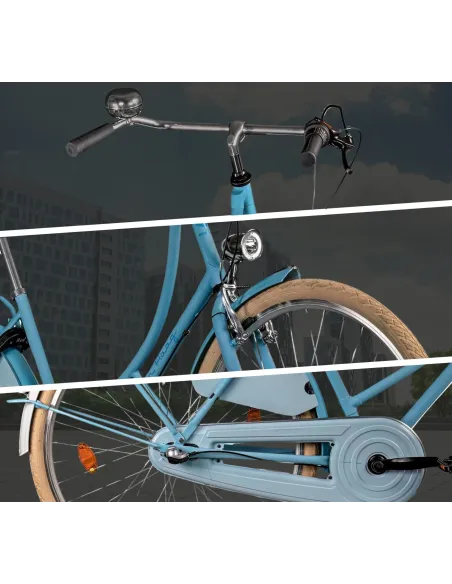 Rower Miejski Damski 28 Nexus 3 Holenderka Bagażnik Światła Stopka Vintage