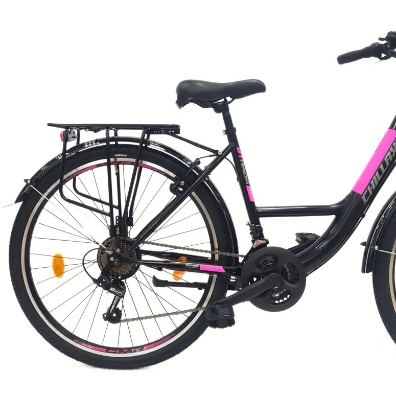 Rower Miejski 26 Stal 21 biegów Światła Bagażnik Stopka Dzwonek Uniseks