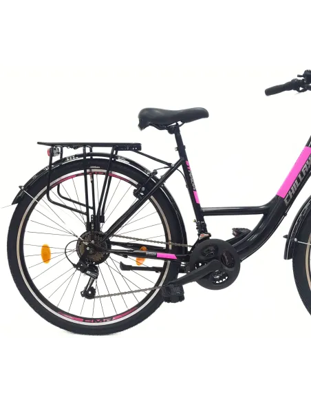 Rower Miejski 26 Stal 21 biegów Światła Bagażnik Stopka Dzwonek Uniseks