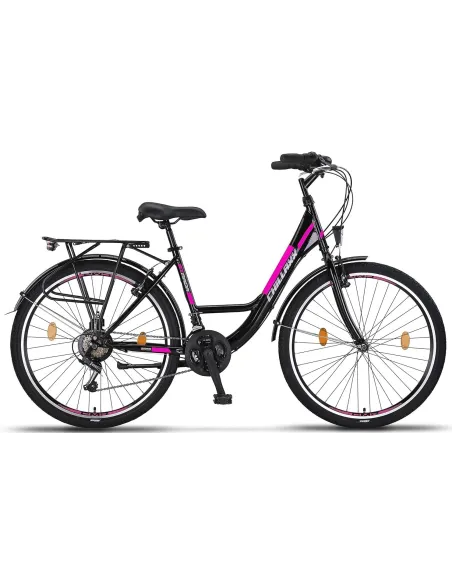 Rower Miejski 26 Uniseks Stal 21 biegów Bagażnik Światła Stopka Dzwonek