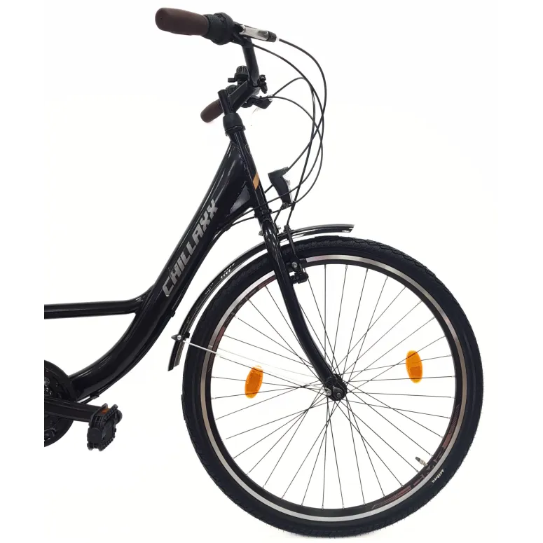 Rower Miejski Damski 26 Stal Oświetlenie Dzwonek Bagażnik Stopka Odblaski