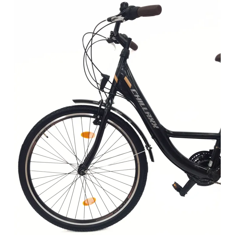 Rower Miejski Damski 26 Stal Oświetlenie Dzwonek Bagażnik Stopka Odblaski