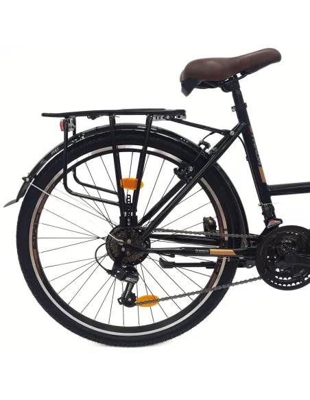 Rower Miejski Damski 26 Stal Oświetlenie Dzwonek Bagażnik Stopka Odblaski