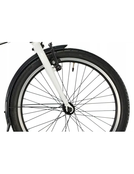 Składany Rower Miejski 20 Unisex Aluminiowy Lekki