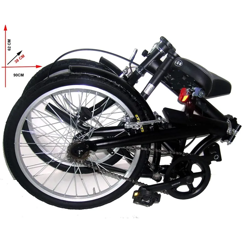 Składany Rower Miejski 20 Unisex Składak 1 bieg