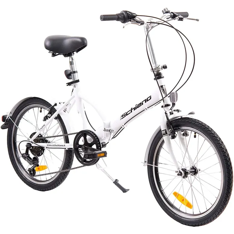 Rower Składany Damski Męski 20 Miejski Kompaktowy