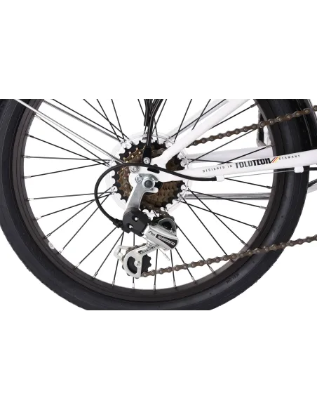 Rower Miejski Składany 20 Składak Bagażnik 6 Bieg