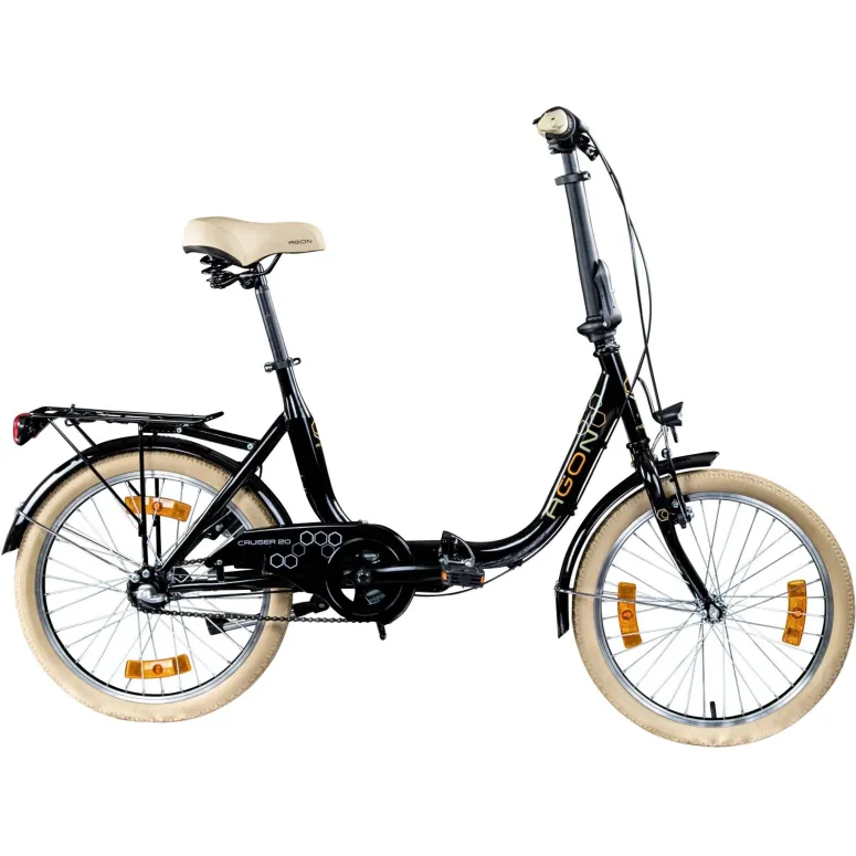 Rower Składany Miejski 20 Nexus 3 Bagażnik Składak