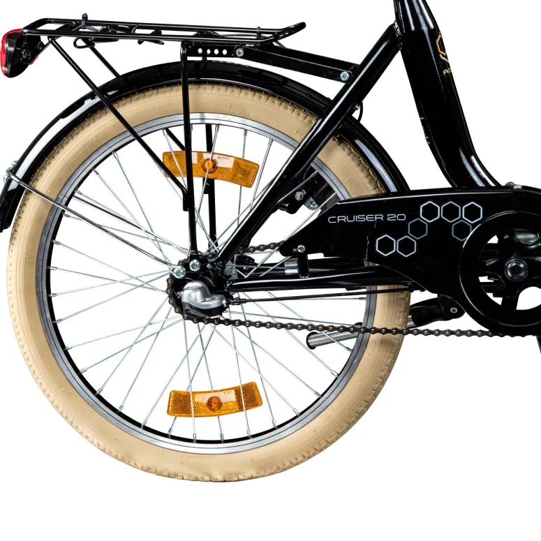 Rower Składany Miejski 20 Nexus 3 Bagażnik Składak