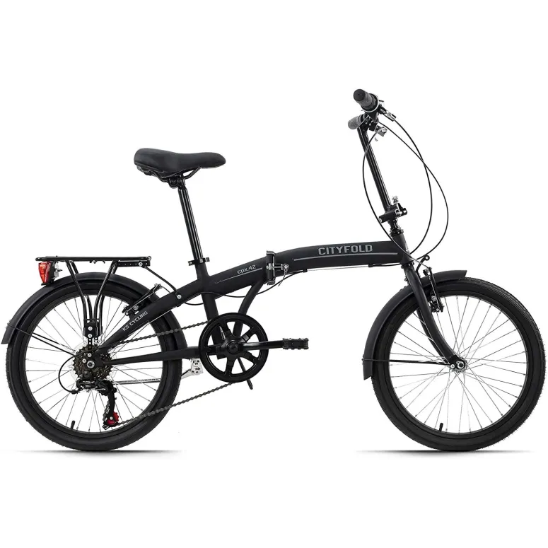 Składany Rower Miejski 20 Składak Unisex Bagażnik