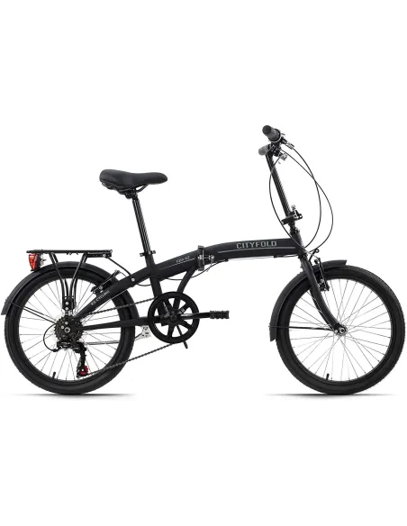 Składany Rower Miejski 20 Składak Unisex Bagażnik