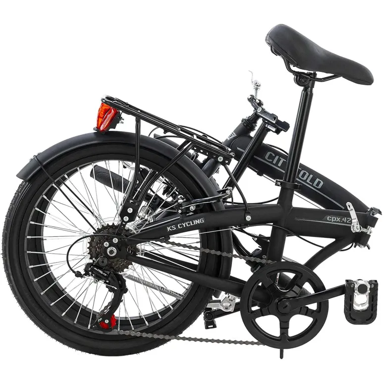 Składany Rower Miejski 20 Składak Unisex Bagażnik