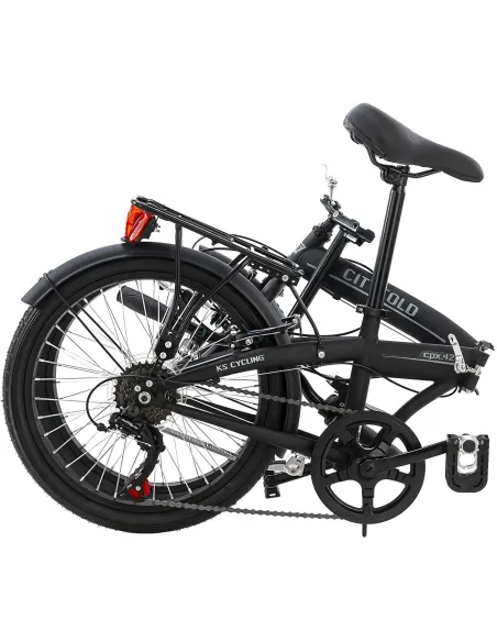 Składany Rower Miejski 20 Składak Unisex Bagażnik