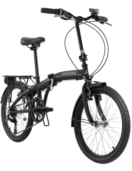 Składany Rower Miejski 20 Składak Unisex Bagażnik