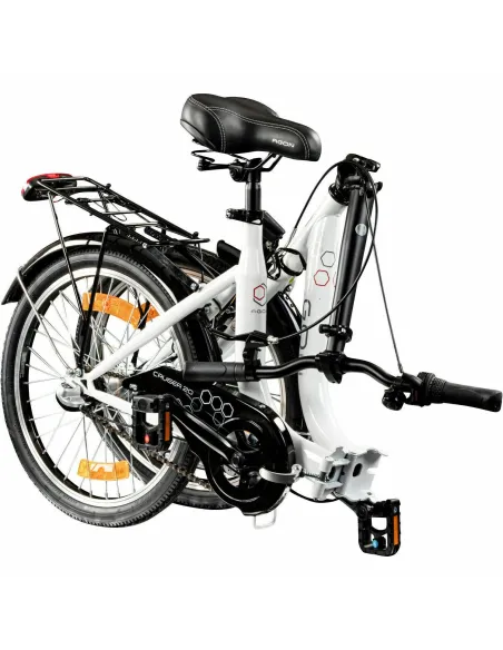 Rower Składany Miejski 20 Stal Nexus 3 Bagażnik Składak Oświetlenie Dzwonek