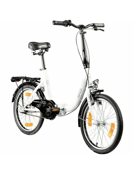 Rower Składany Miejski 20 Stal Nexus 3 Bagażnik Składak Oświetlenie Dzwonek