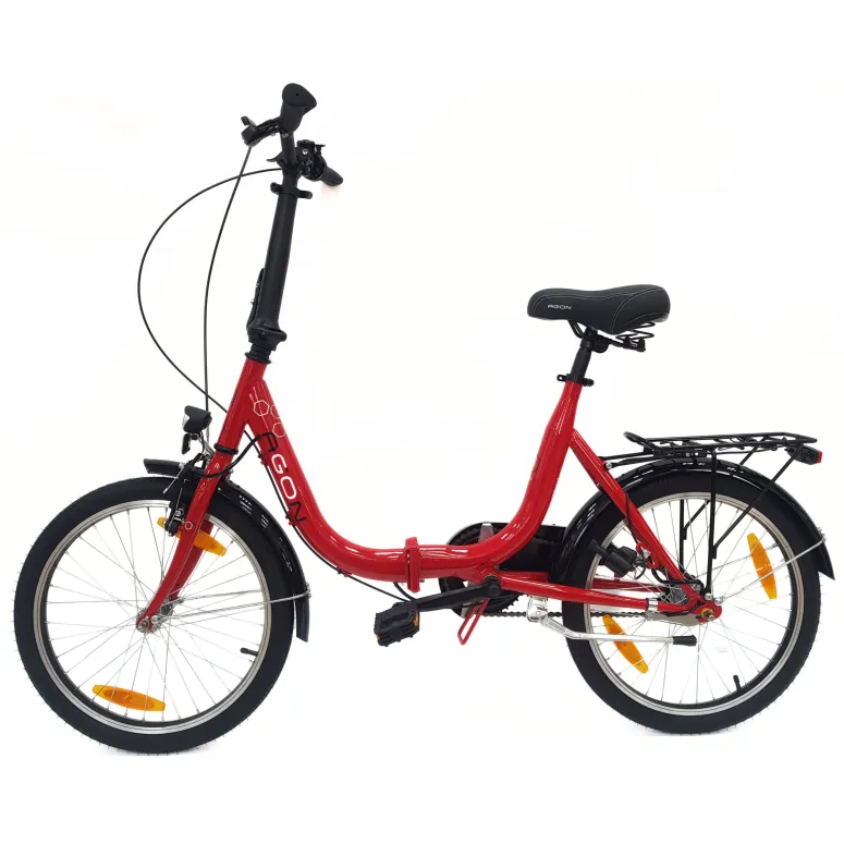 Rower Składany Miejski 20 Nexus 3 Bagażnik Składak Światła Dzwonek Stopka