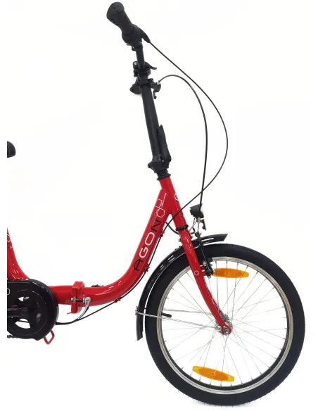 Rower Składany Miejski 20 Nexus 3 Bagażnik Składak Światła Dzwonek Stopka