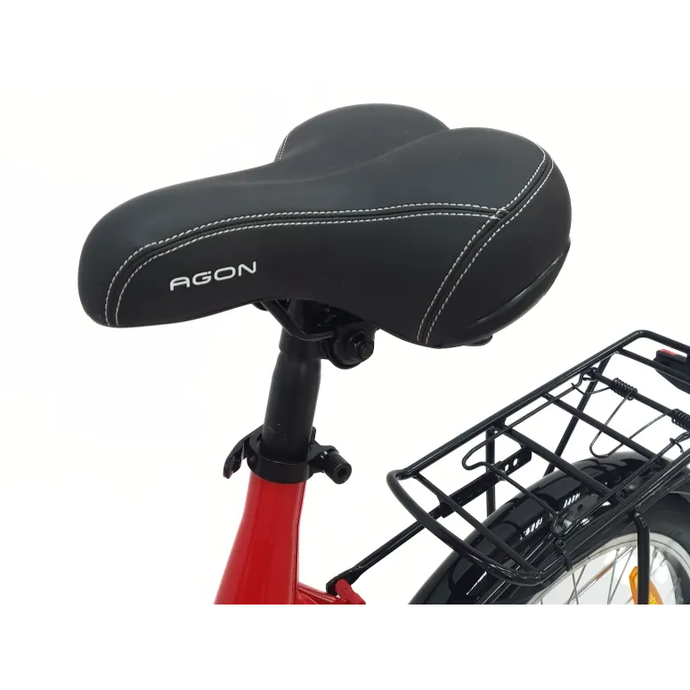 Rower Składany Miejski 20 Nexus 3 Bagażnik Składak Światła Dzwonek Stopka