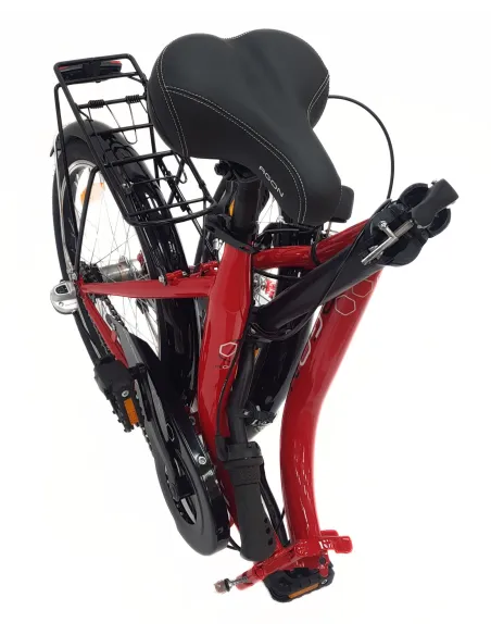 Rower Składany Miejski 20 Nexus 3 Bagażnik Składak Światła Dzwonek Stopka