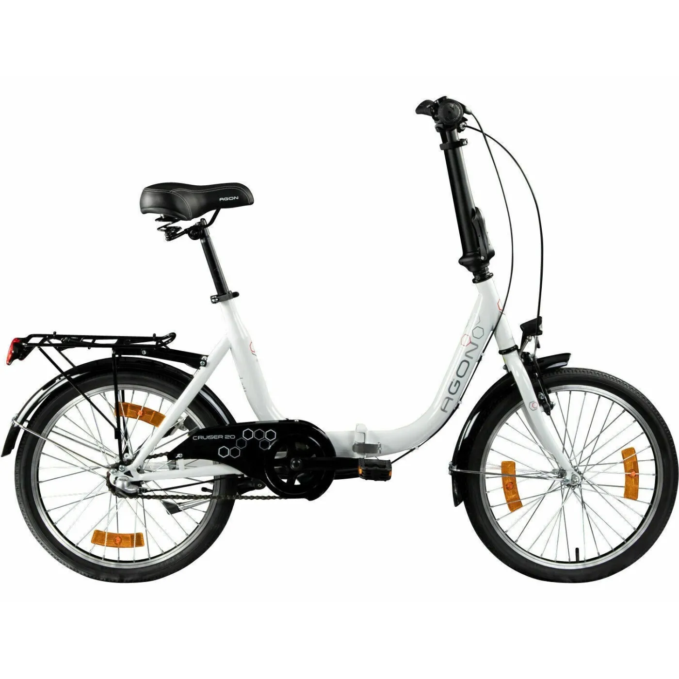 Rower Składany Miejski 20 Nexus 3 Bagażnik Składak