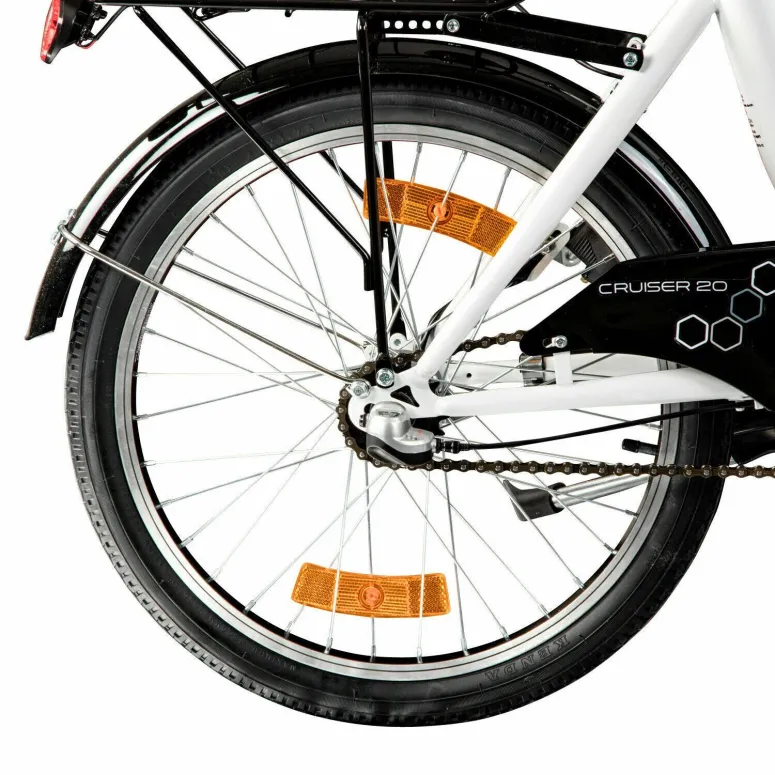 Rower Składany Miejski 20 Nexus 3 Bagażnik Składak