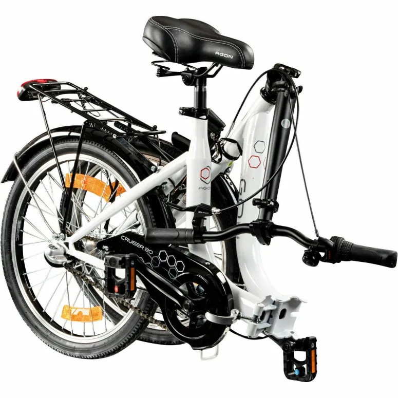 Rower Składany Miejski 20 Nexus 3 Bagażnik Składak