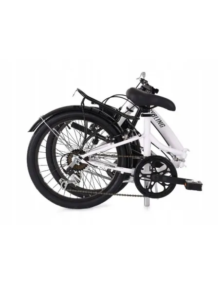 Rower Składany Miejski 20 Unisex Składak 6 Biegów Uniwersalny Kompaktowy