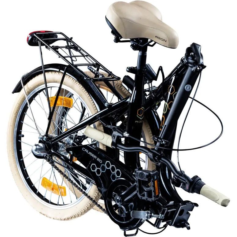 Rower Składany Miejski 20 Nexus 3 Bagażnik Składak