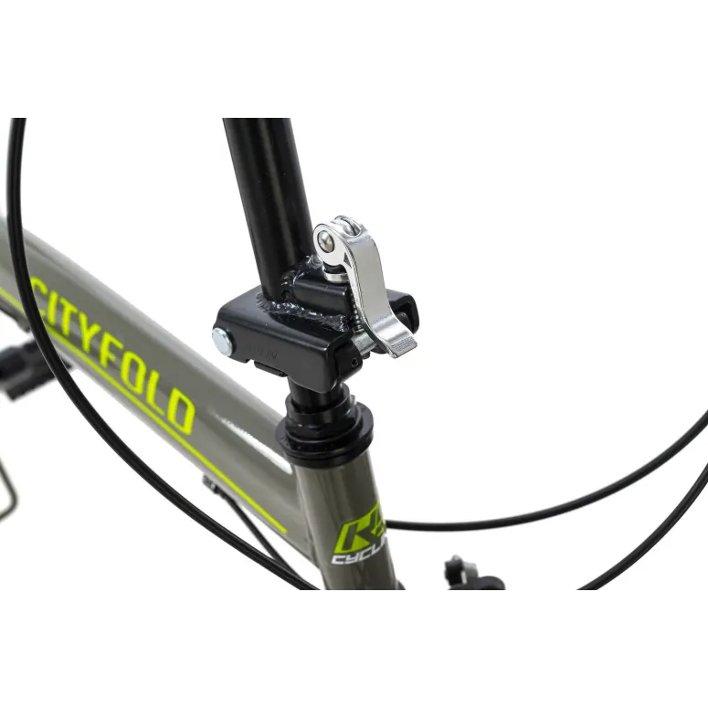 Rower Składany Kompaktowy 20 Miejski Składak do Miasta 6 Biegów VBrake Stal