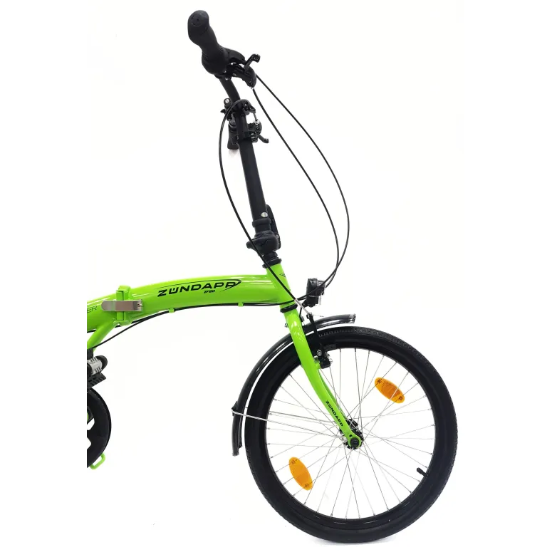 Rower Składany 20 Miejski Damski Męski Składak Dzwonek Oświetlenie Bagażnik