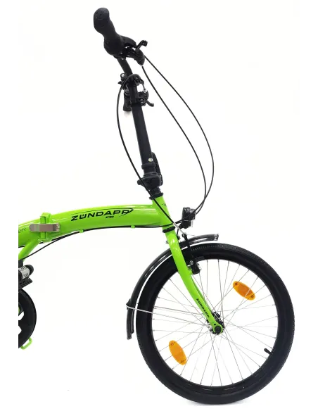 Rower Składany 20 Miejski Damski Męski Składak Dzwonek Oświetlenie Bagażnik