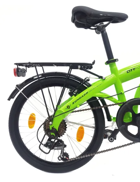 Rower Składany 20 Miejski Damski Męski Składak Dzwonek Oświetlenie Bagażnik