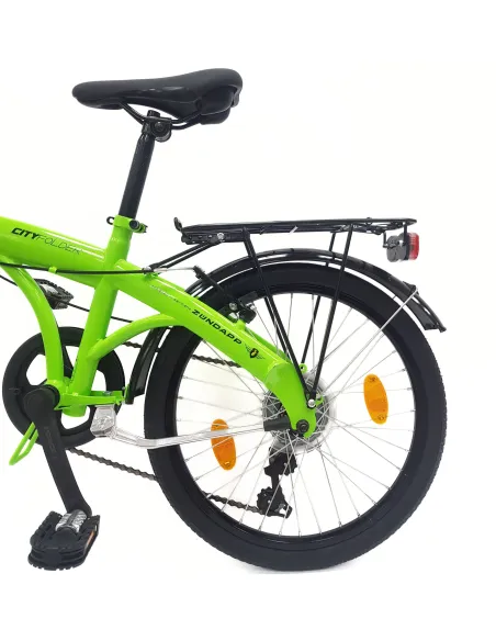 Rower Składany 20 Miejski Damski Męski Składak Dzwonek Oświetlenie Bagażnik