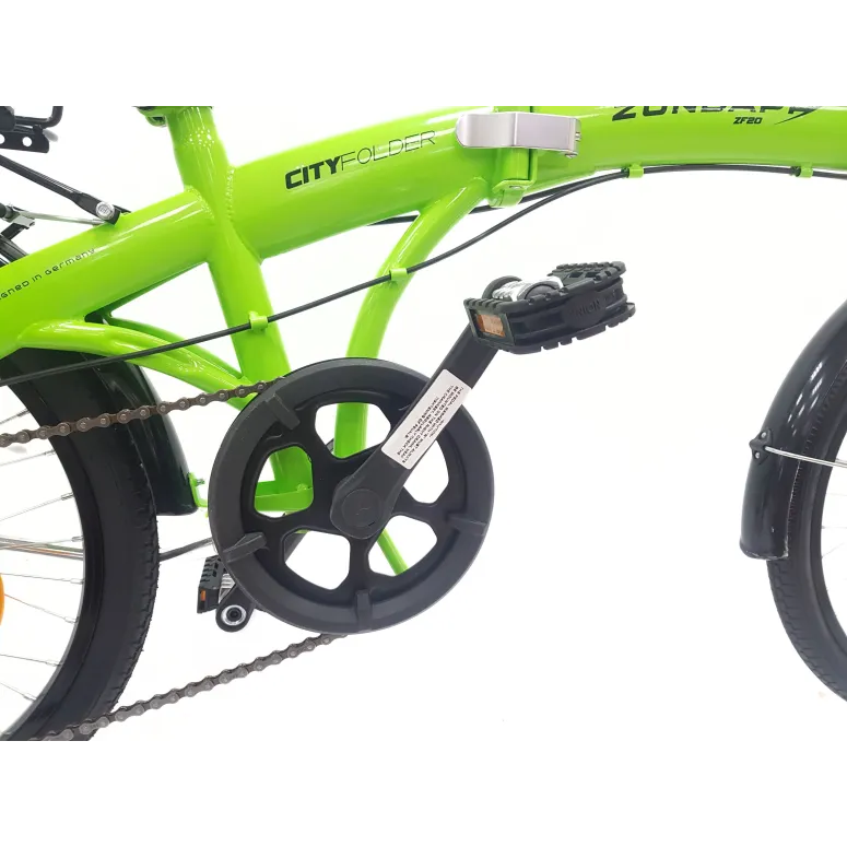 Rower Składany 20 Miejski Damski Męski Składak Dzwonek Oświetlenie Bagażnik