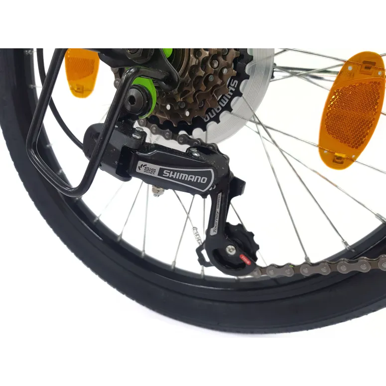 Rower Składany 20 Miejski Damski Męski Składak Dzwonek Oświetlenie Bagażnik