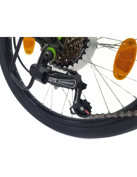 Rower Składany 20 Miejski Damski Męski Składak Dzwonek Oświetlenie Bagażnik