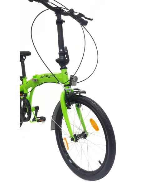 Rower Składany 20 Miejski Damski Męski Składak Dzwonek Oświetlenie Bagażnik