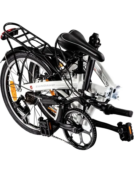 Rower Składany 20 Damski Męski Miejski Dzwonek Bagażnik Światła Odblaski