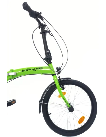 Rower Składany 20 Miejski Damski Męski Składak Bagażnik Dzwonek Oświetlenie