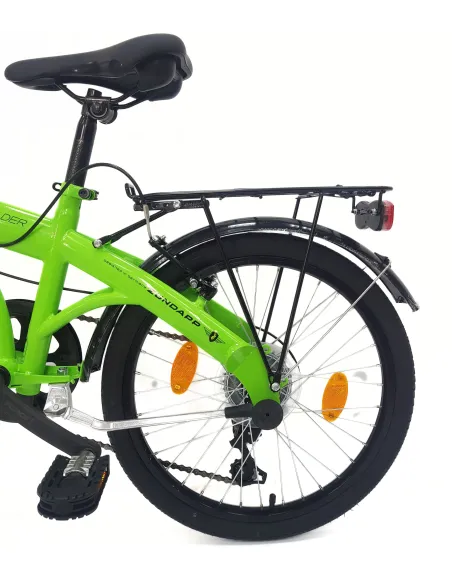 Rower Składany 20 Miejski Damski Męski Składak Bagażnik Dzwonek Oświetlenie