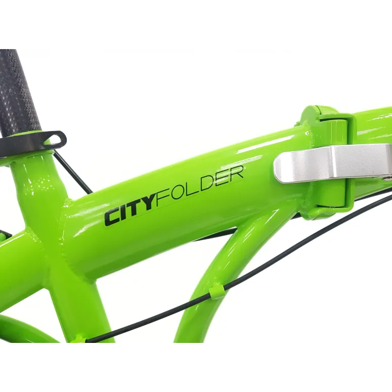 Rower Składany 20 Miejski Damski Męski Składak Bagażnik Dzwonek Oświetlenie