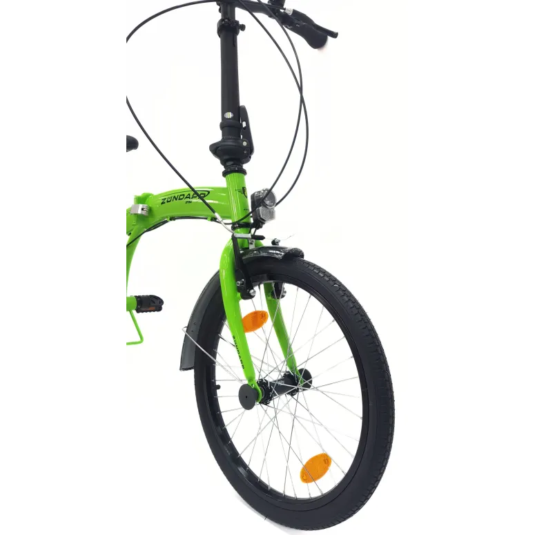 Rower Składany 20 Miejski Damski Męski Składak Bagażnik Dzwonek Oświetlenie