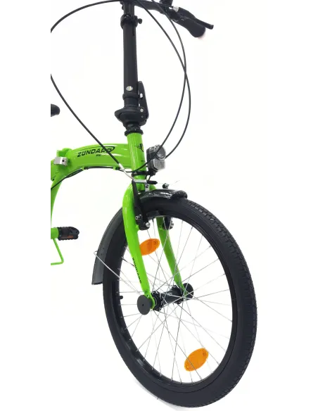 Rower Składany 20 Miejski Damski Męski Składak Bagażnik Dzwonek Oświetlenie