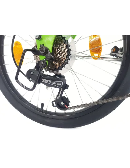 Rower Składany 20 Miejski Damski Męski Składak Bagażnik Dzwonek Oświetlenie