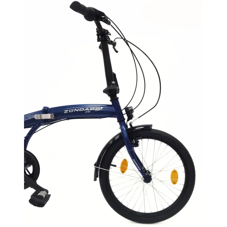 Rower Składany 20 Damski Męski Miejski Dzwonek Bagażnik Odblaski Światła