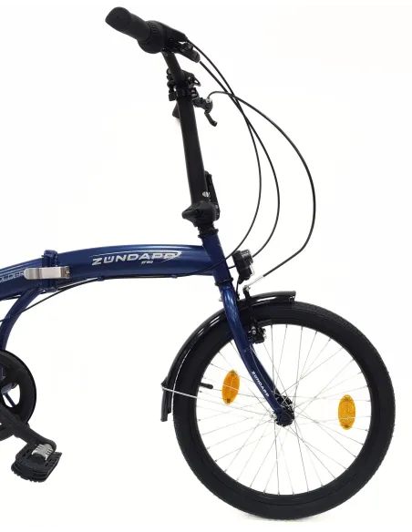 Rower Składany 20 Damski Męski Miejski Dzwonek Bagażnik Odblaski Światła