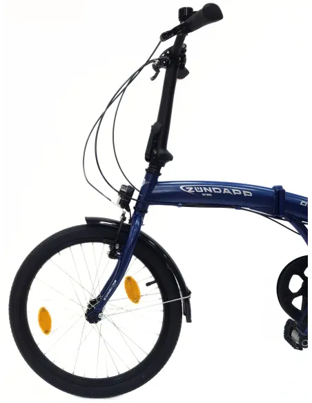 Rower Składany 20 Damski Męski Miejski Dzwonek Bagażnik Odblaski Światła